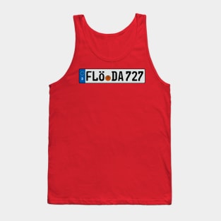 FLORIDA 727 Euro Plate Design Tank Top